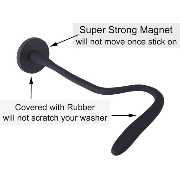 Front load washer door prop black - Picture 2 of 6